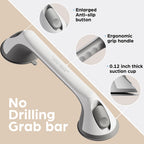 2 Pack Grab Bars for Shower, 16 Inch Shower Handles for Elderly