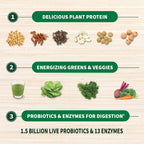 Garden of Life Raw Organic Protein & Greens Powder, Vanilla, 20 Servings