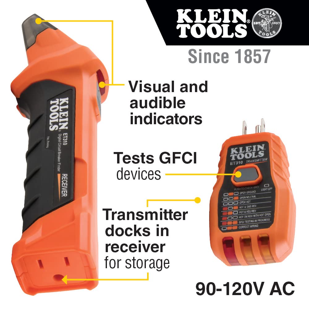Klein Tools ET310 AC Circuit Breaker Finder