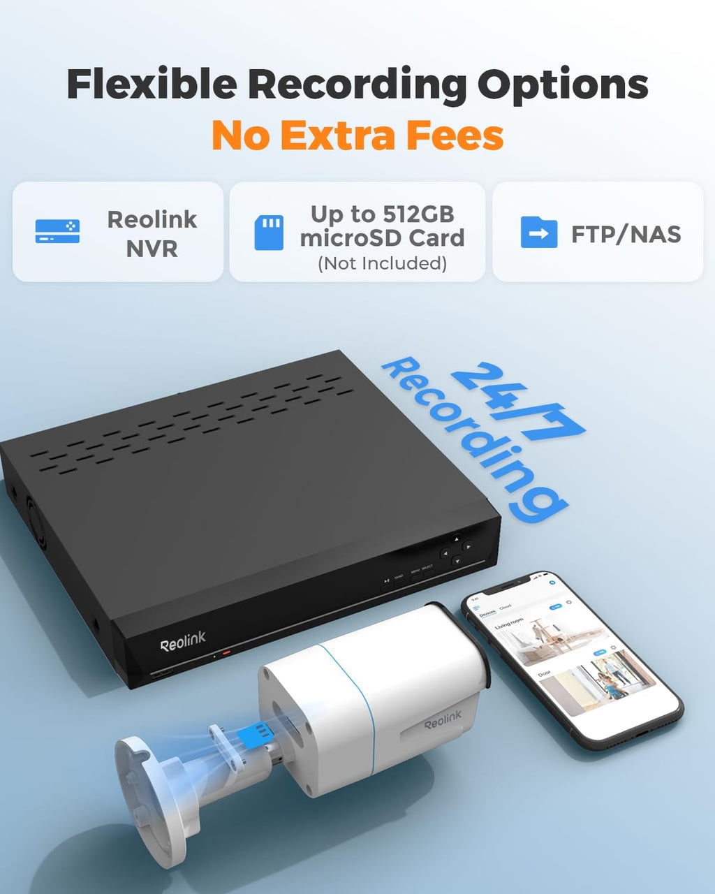 REOLINK RLC-810A PoE Security Camera, 4K Wired Outdoor Surveillance