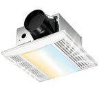 Amico Bathroom Exhaust Fan with LED Light, 80 CFM, 0.9 Sones, 90 CRI, White