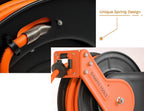 Giraffe Tools Retractable Air Hose Reel 50ft with Swivel Bracket 3/8"