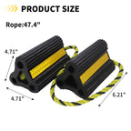 RV Wheel Chocks for Trailers Camper Trucks 2Pair4Pack
