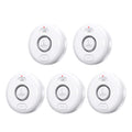 5 Pack Water Leak Alarm Detector, 0-120dB Adjustable, IP67
