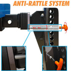 Adjustable Trailer Hitch - 20,000 LBS, Fits 2 and 2-5/16 Inch Balls, US Gov Tested & Certified, Gooseneck Trailer Hitch Adapter for RV Towing