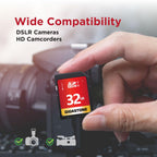 GIGASTONE 32GB SD Card 5-Pack UHS-I U1 Class 10 SDHC Memory Card High-Speed up to 80MB/s Full HD Video Compatible with Digital Camera, SPYPOINT