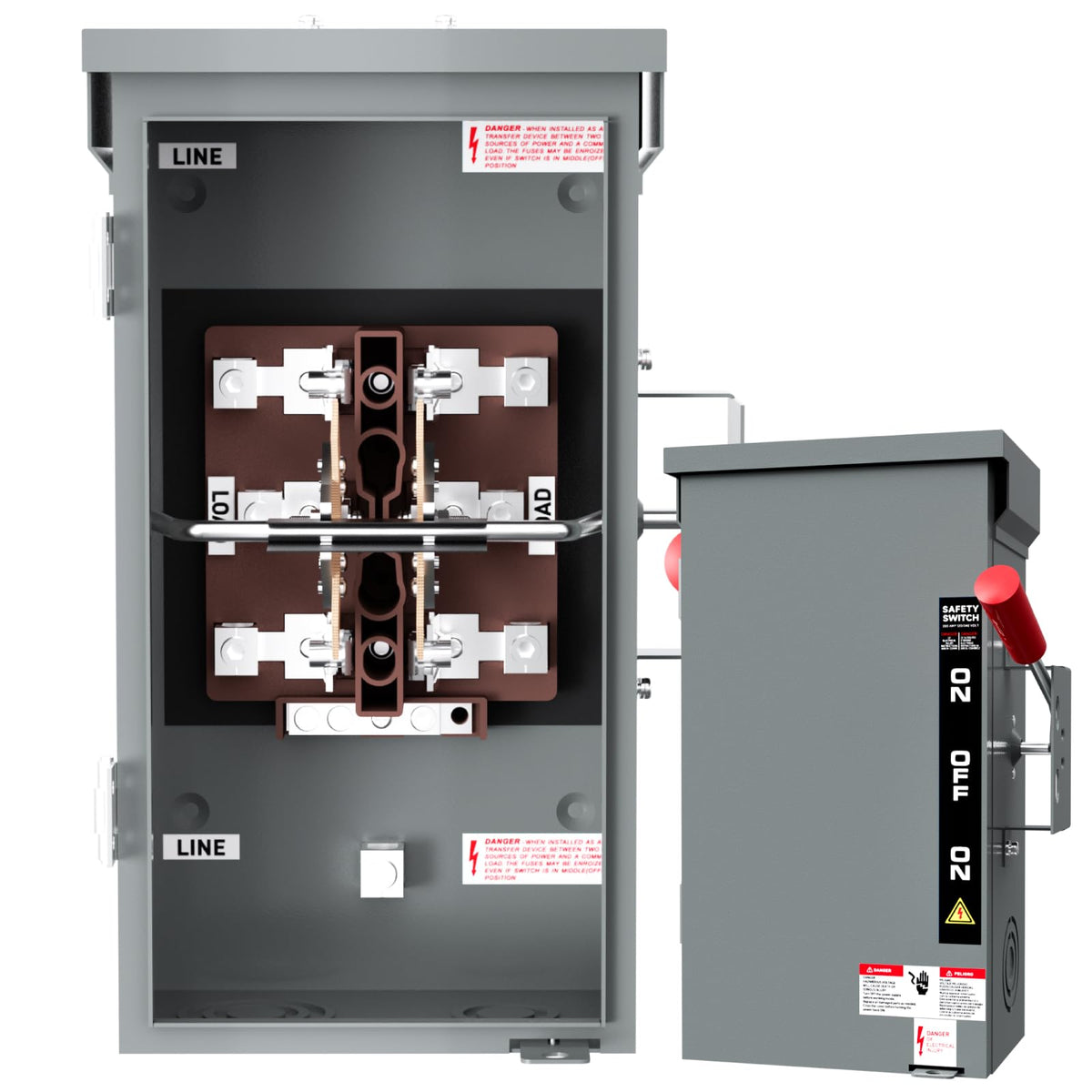 200 Amp Manual Generator Transfer Switch for Home, 48000W