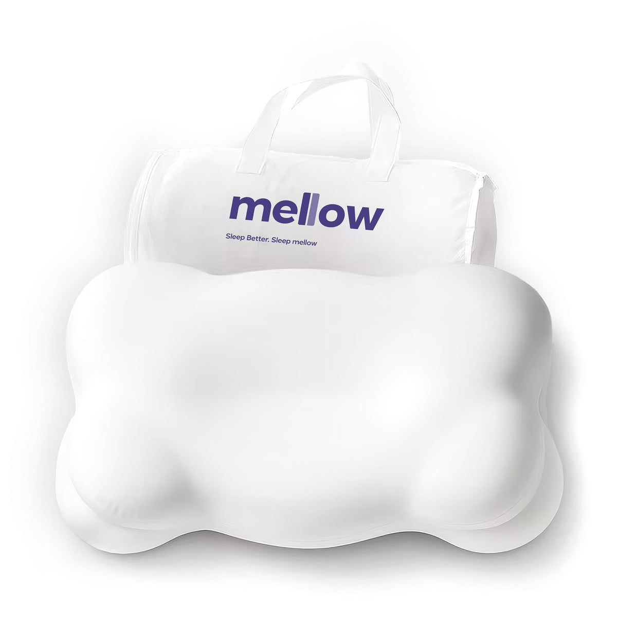 Mellow CloudAlign Memory Foam Pillow for Neck & Shoulder Support, Standard