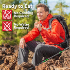 SOS Food Lab Emergency Food Bar - 2400 Calorie Ration (5 Pack Shortbread Cookie) - 2 Day/48 Hour Ready to Eat Supply for Camping, Hiking, Disaster