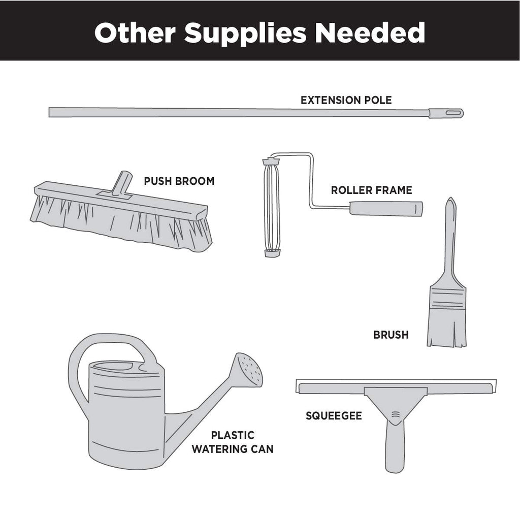 Rust-Oleum RockSolid Garage Floor Coating Kit, Gray, 2.5 Car Kit