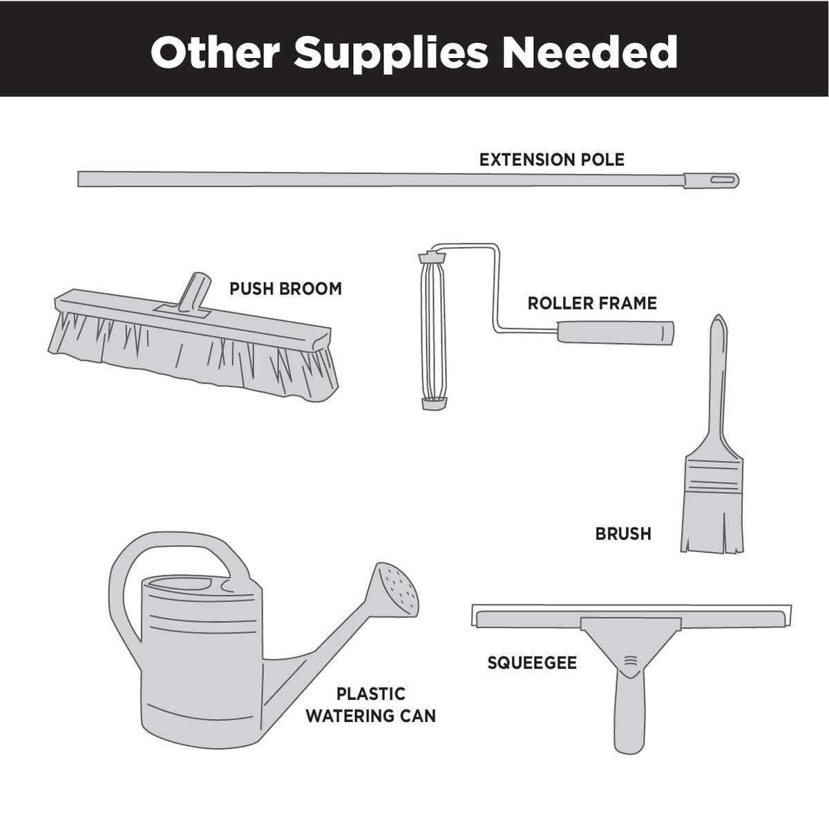 Rust-Oleum RockSolid Garage Floor Coating Kit, Gray, 2.5 Car Kit