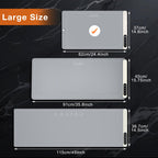 FYY Warming Mat for Food 24"x15", Rapid and Full Surface Heating Gray