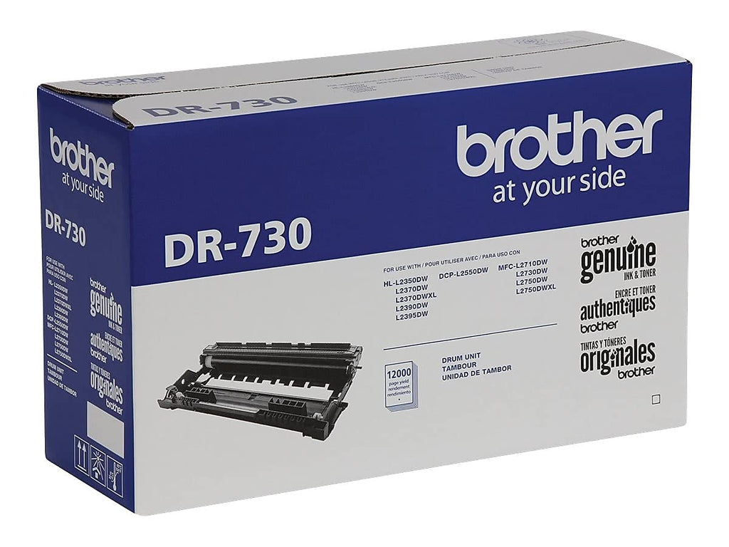 Brother Genuine DR730 Drum Unit, Up to 12,000 Page Yield (Not a Toner)