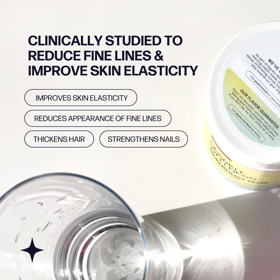 Sparkle Wellness Skin Boost Plus VERISOL Collagen Peptides (No Flavor)