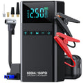 6000A Portable Car Battery Jump Starter with Air Compressor 160PSI
