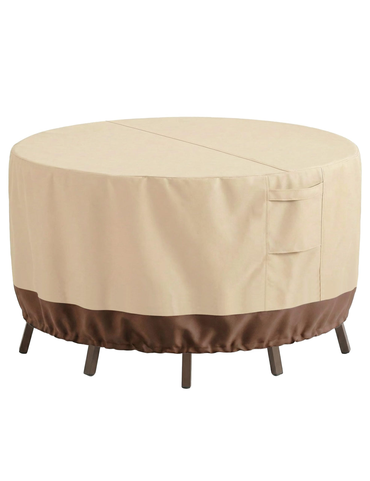 Vailge Patio Outdoor Furniture Covers Waterproof, Round Outdoor Table Cover