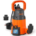 1/3 HP Submersible Utility Pump, 2790 GPH High Flow, Portable Sump Pump with Auto Water Sensor, Ideal for Pool, Flooded Basement, Hot Tub, Pond and