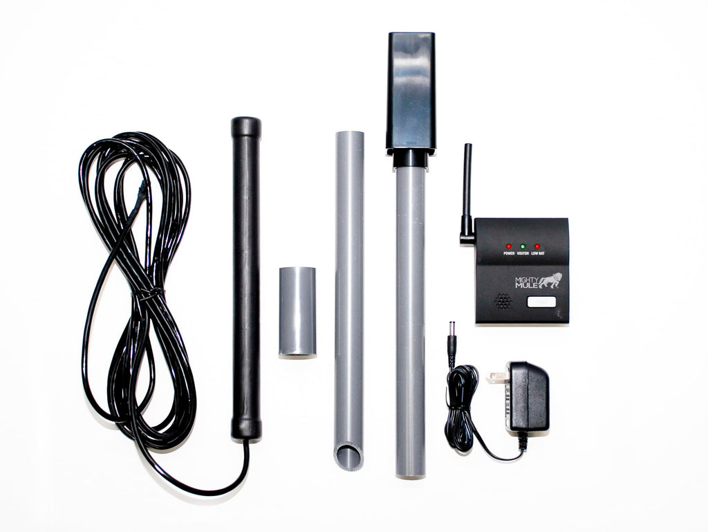 Mighty Mule FM231 Wireless Driveway Alarm – Electromagnetic Vehicle Detection, Indoor Receiver, 400 ft Range, Expandable, Battery Powered, Easy