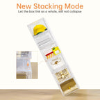 6 Pack Clear Storage Bins with Lids, 19 Qt Closet Organizers and Storage