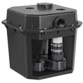 VEVOR Utility Sink Pump, 1/3 HP, 120-Volt, 2900 GPH Flow, 25 ft Head, Under-Sink Sump Pump System with 6 Gallon Basin, for Automatic Utility/Laundry
