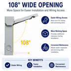 6 Pack AC Disconnect Boxes 60A Non-Fused, Pull-Out HVAC Disconnect Switch for Outdoor Air Conditioner Units