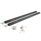 Rubbermaid Fasttrack Wall Mounted Storage and Organization System Rail Horizontal 48" 2-Pack Holds up to 1750 pounds Each Rail for Home/Garage