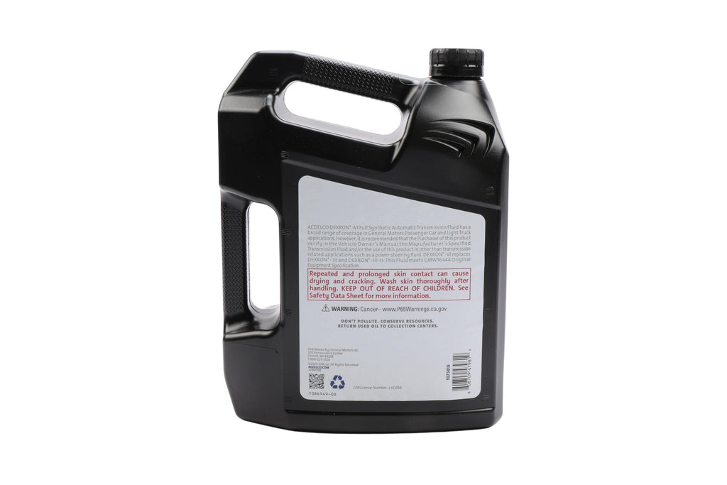 ACDelco GM Original Equipment 10-9244 (88865618) Dexron VI Full Synthetic Automatic Transmission Fluid - 1 gal