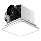 Fitop Bathroom Exhaust Fan with Light, 110 CFM, 1.0 Sone, 1200LM, 3CCT