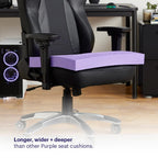 Purple Ultimate Seat Cushion, Large 2.5 Inch Gel Seat Cushion