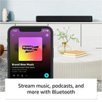 Fire TV Soundbar, 2.0 speaker with DTS Virtual:X and Dolby Audio, Bluetooth connectivity