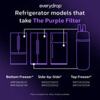 everydrop by Whirlpool Ice & Water Refrigerator Filter 1, Purple, EDR1RXD1