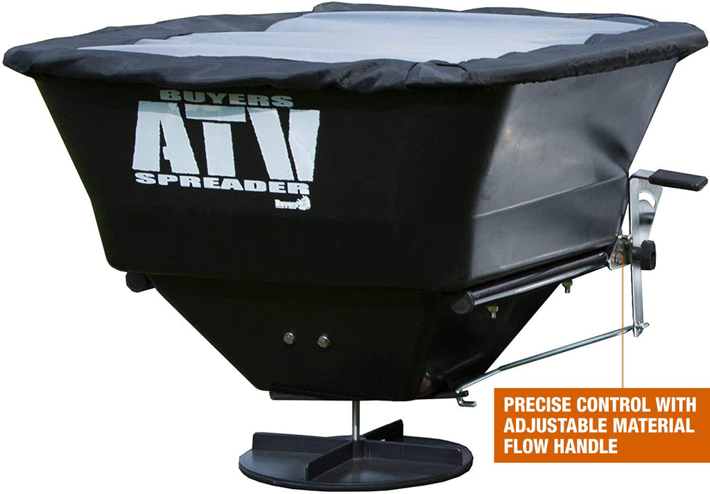 Buyers Products ATVS100 100 lb ATV Rear Rack Mount Broadcast Spreader