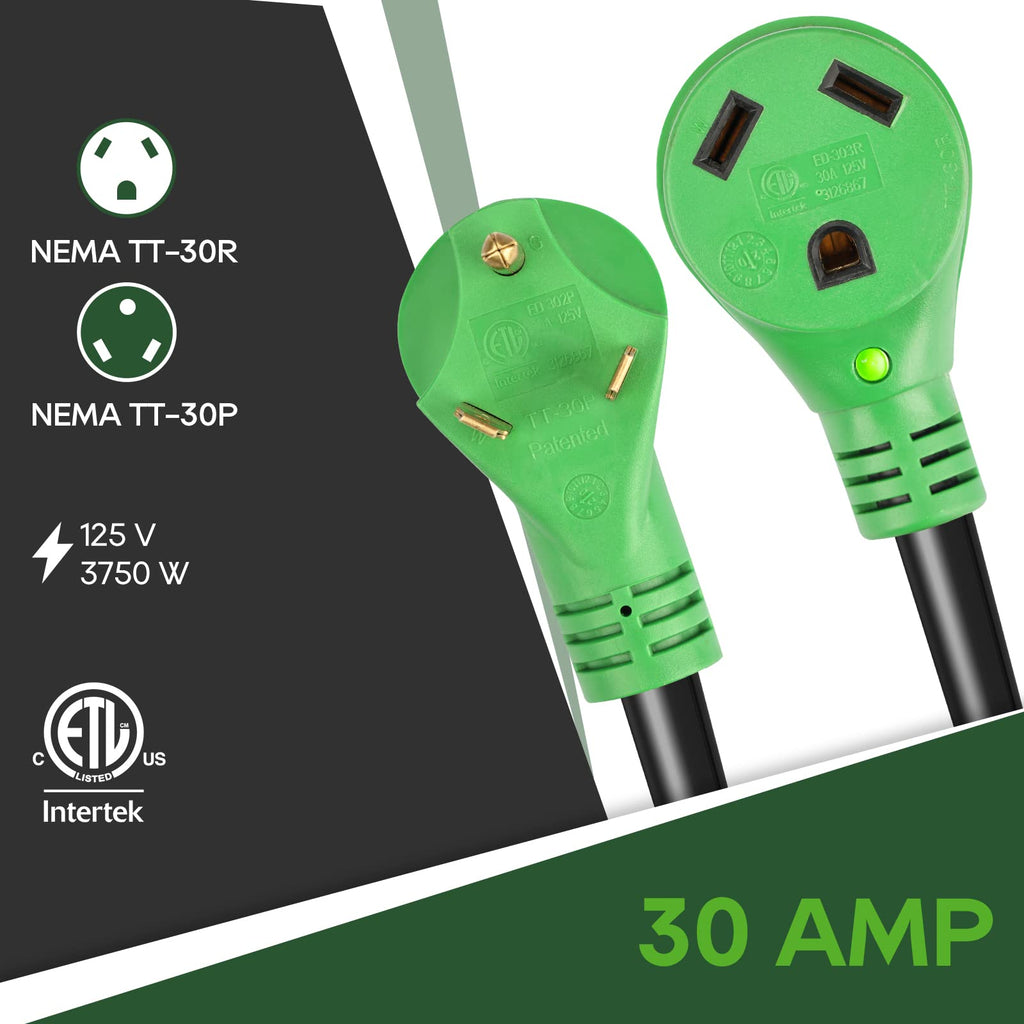 RVGUARD 30 Amp 50 Foot RV Extension Cord