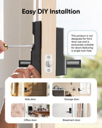 eufy Security Smart Lock C33, Keypad Door Lock with Handle, Built-in Wi-Fi