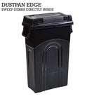 United Solutions Highboy Waste Container with Swing Lid, 23 Gallon, Space Saving Slim Profile and Simple Bag Removal, Handles for Easy Carrying