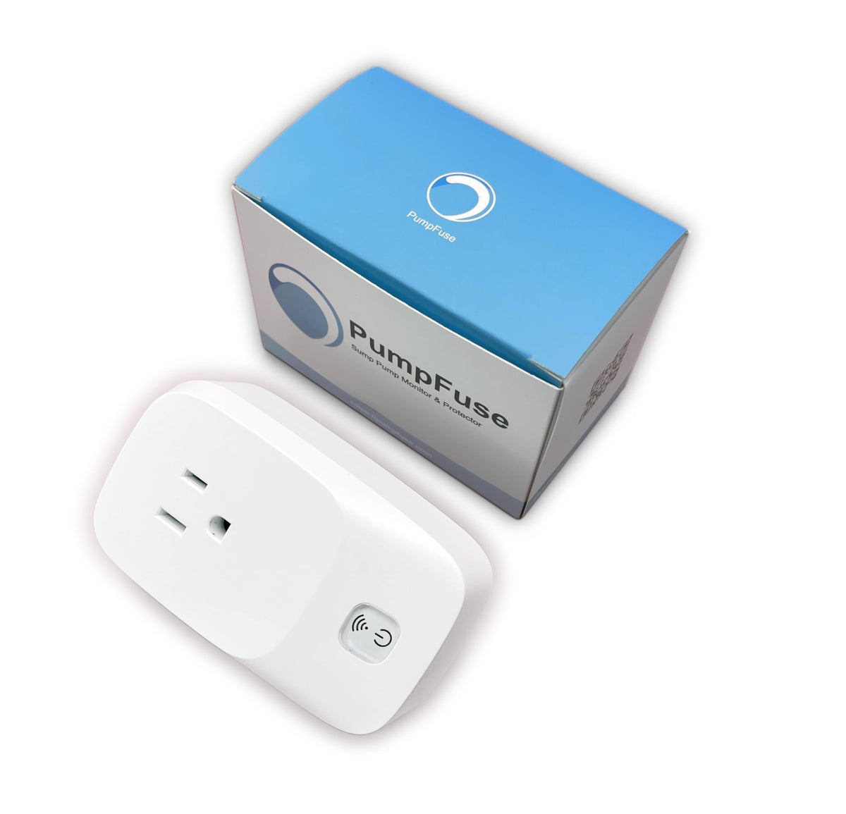 WiFi Sump Pump Monitor & Protector - No Sensors, Real-Time Alerts to Your Mobile Device: Prevent Pump Burnout, Over-Cycling & Flooding from Power