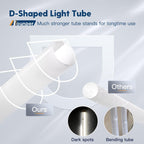 10 Pack 4FT LED Shop Light, 6500K, 40W=250W, 4400LM, 4 Linkable