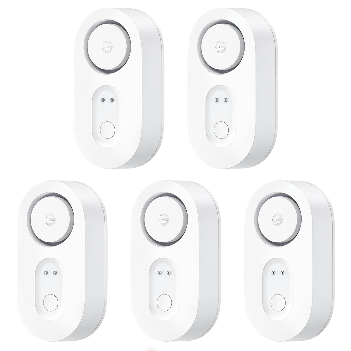 GoveeLife Upgraded Water Leak Detector with 105dB Adjustable Alarm, 5 Pack