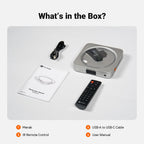 Fosi Audio Merak CD Player Portable Home Audio Desktop HiFi Without Speaker