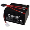 Mighty Max Battery Extended Range Drop in Replacement for 12v Razor ride on toy 7ah battery kit and harness