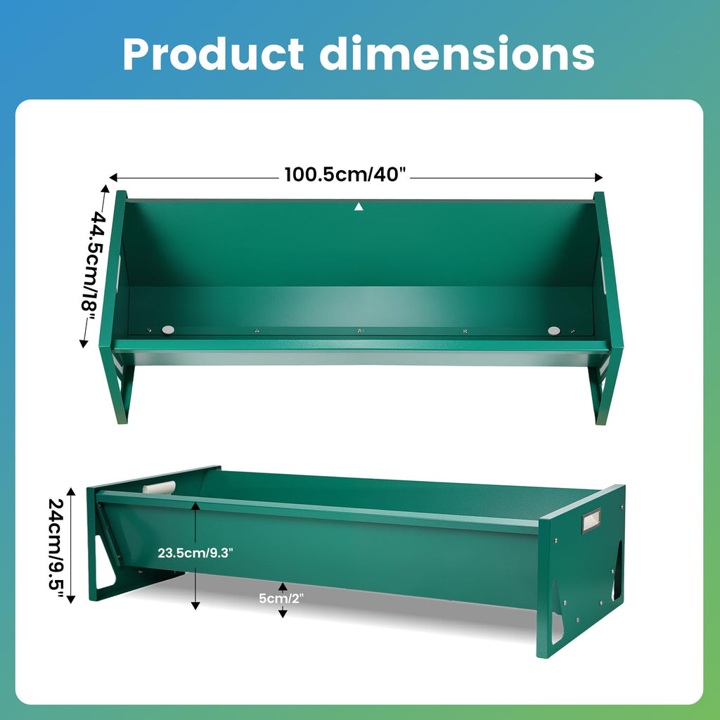 Goat Feeder Horse Trough Livestock Grain & Hay Feeder