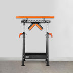 VEVOR 4-in-1 Roller Stand, 440 lb Load Capacity, 33-50 in Adjustable Height, Folding Heavy Duty with Rack & Polished Multi-Directional Roller Head