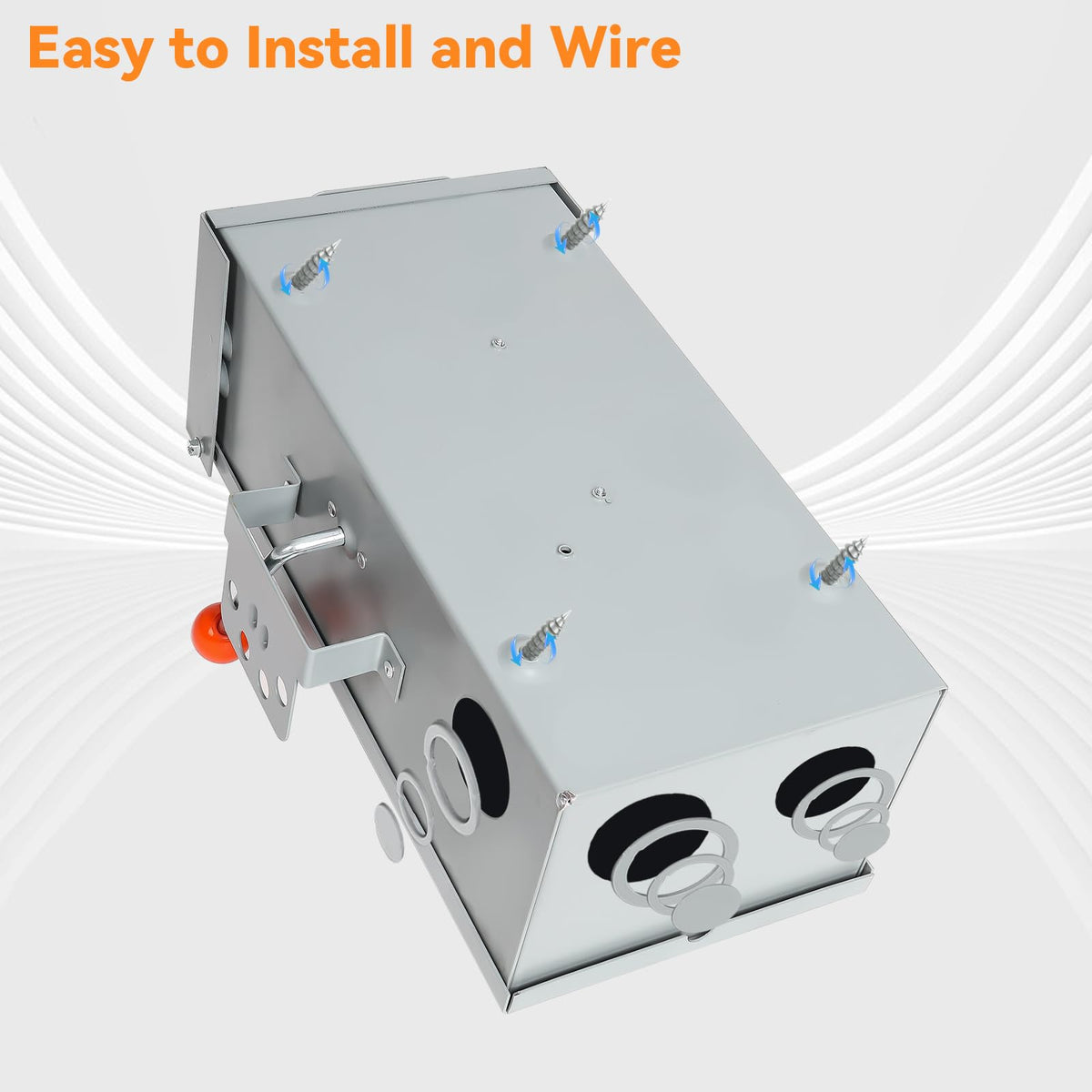 100 Amp Manual Transfer Switch, 24000W, 120/240V, 10-Year Warrnaty