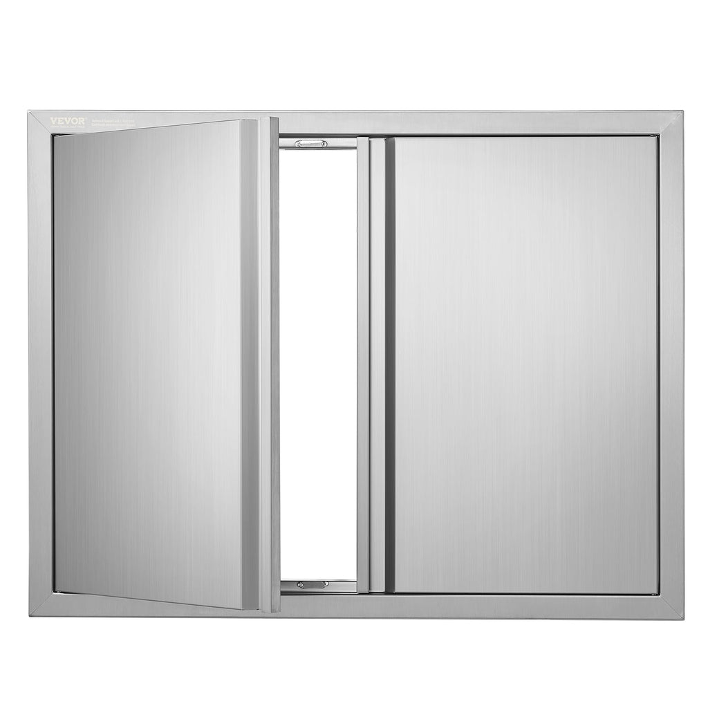VEVOR BBQ Access Door 31" W x 24" H Double Outdoor Kitchen Vertical Door