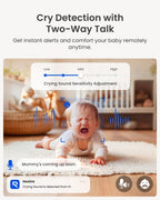 REOLINK 4MP 2K Indoor Camera E1, Plug-in WiFi 6 Security Camera