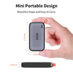 SSK Portable SSD 500GB External Solid State Hard Drive USB C Up to 1050MB/s