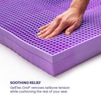 Purple Ultimate Seat Cushion, Large 2.5 Inch Gel Seat Cushion