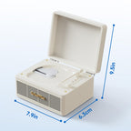CD Player with Bluetooth Speakers, App Control, Magnetic Display