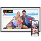 64GB Frameo Digital Picture Frame, TEMASH 15.6 Inch Large Digital Photo Frame WiFi, 1920*1080 FHD IPS Touchscreen Auto Rotate, Easy to Share Photos