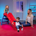 Little Tikes Light up First Slide Indoor Outdoor Playground Slide, Folding Easy Storage, Red, Blue, Kids Toddlers Boys Girls, 18 Months to 6 Years
